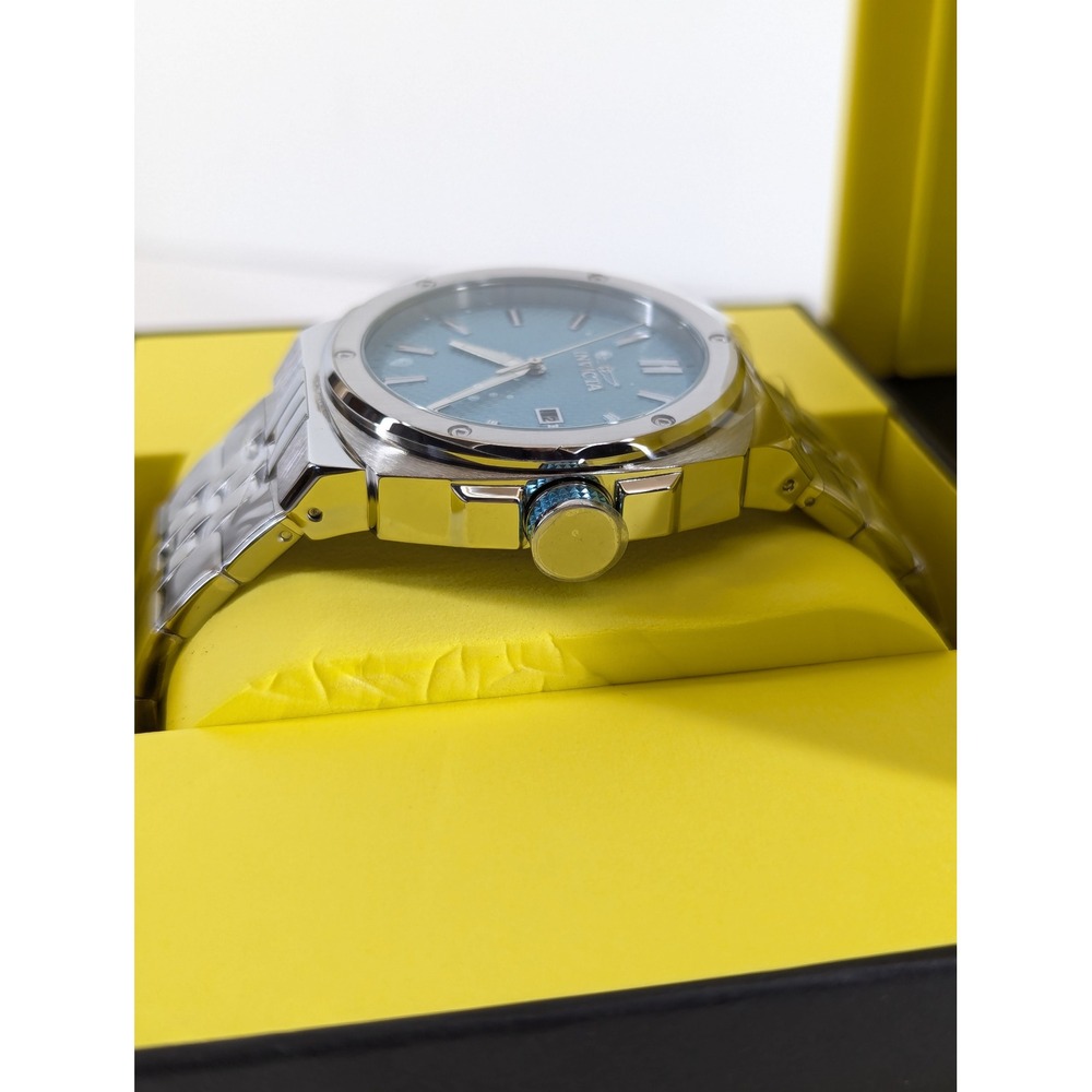 Invicta Sea Vulture 50147 Mens Watch 44mm Steel Light Blue Dial Quartz New - Picture 5 of 13